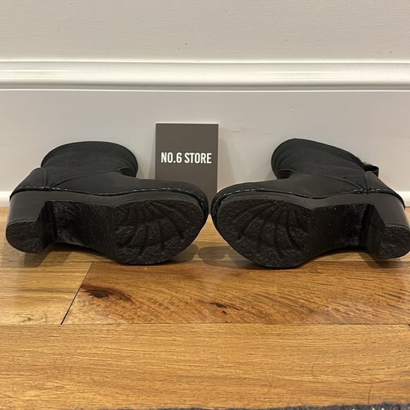 No. 6 Pull on Shearling Clog Boot - Size 35 - Black/Black - Picture 7 of 7